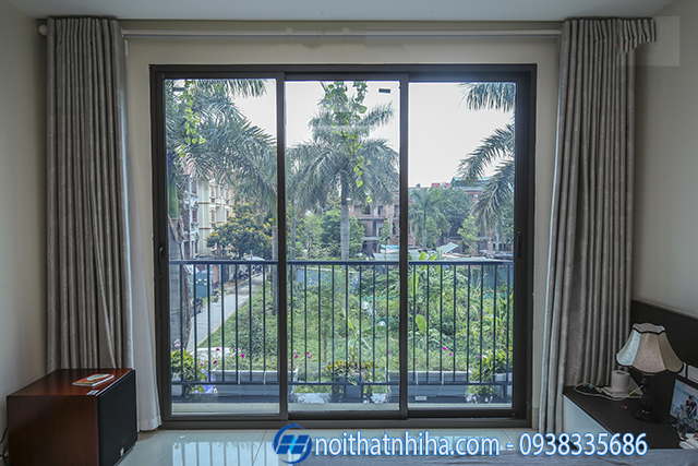 Cửa lùa nhôm kính