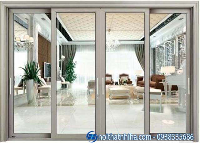 Cửa lùa nhôm kính