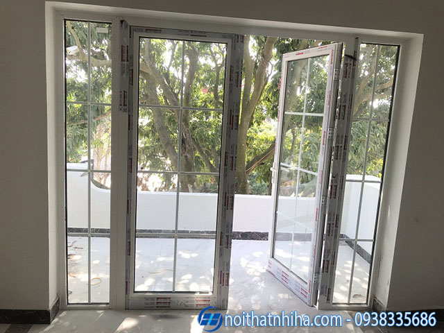 Cửa nhôm Xingfa chia ô