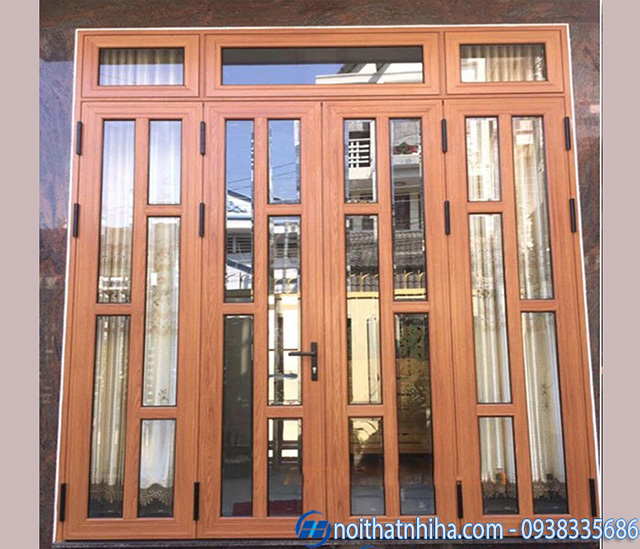 Cửa nhôm Xingfa chia ô