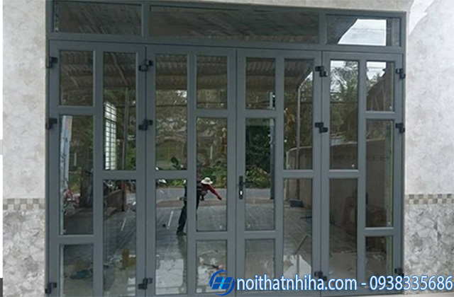 Cửa nhôm Xingfa chia ô
