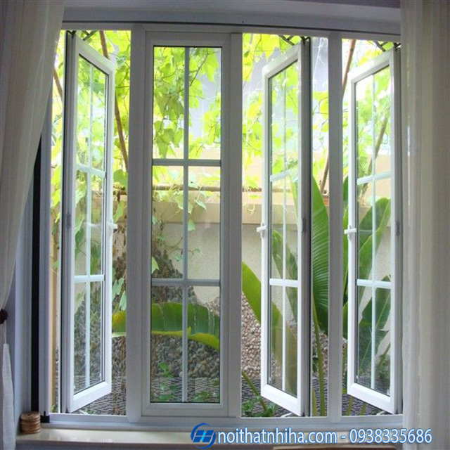 Cửa nhôm Xingfa chia ô