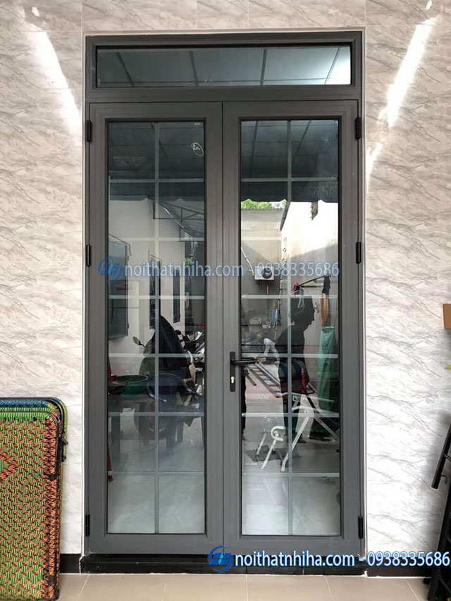 Cửa nhôm Xingfa chia ô