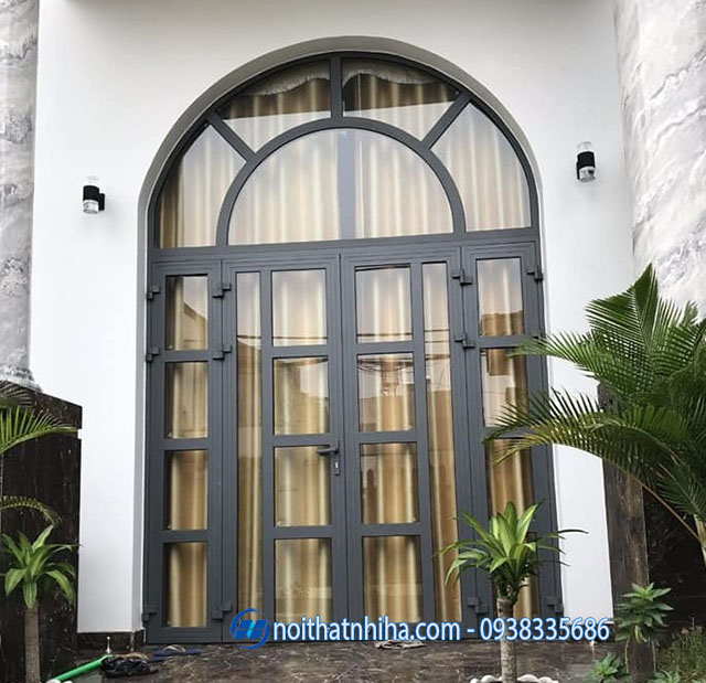 Cửa nhôm Xingfa chia ô