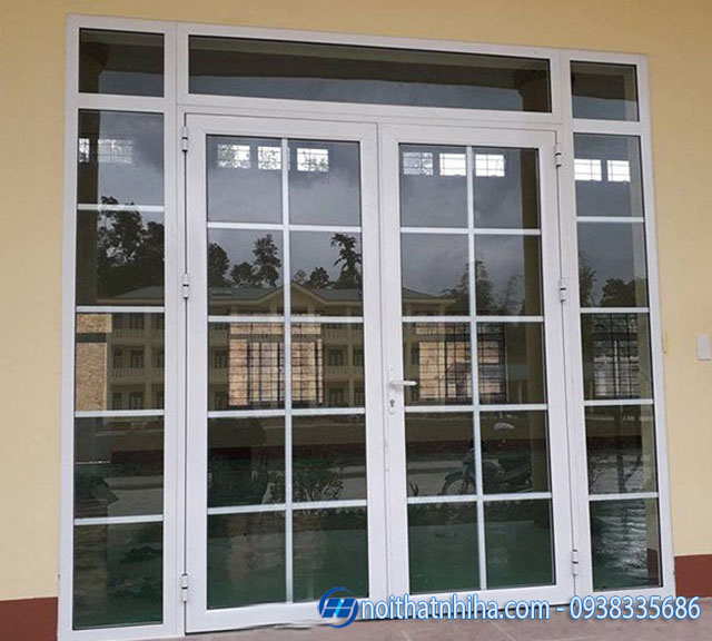 Cửa nhôm Xingfa chia ô