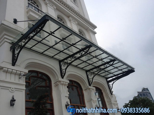 Mái kính biệt thự