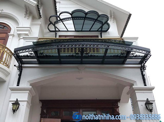 Mái kính biệt thự