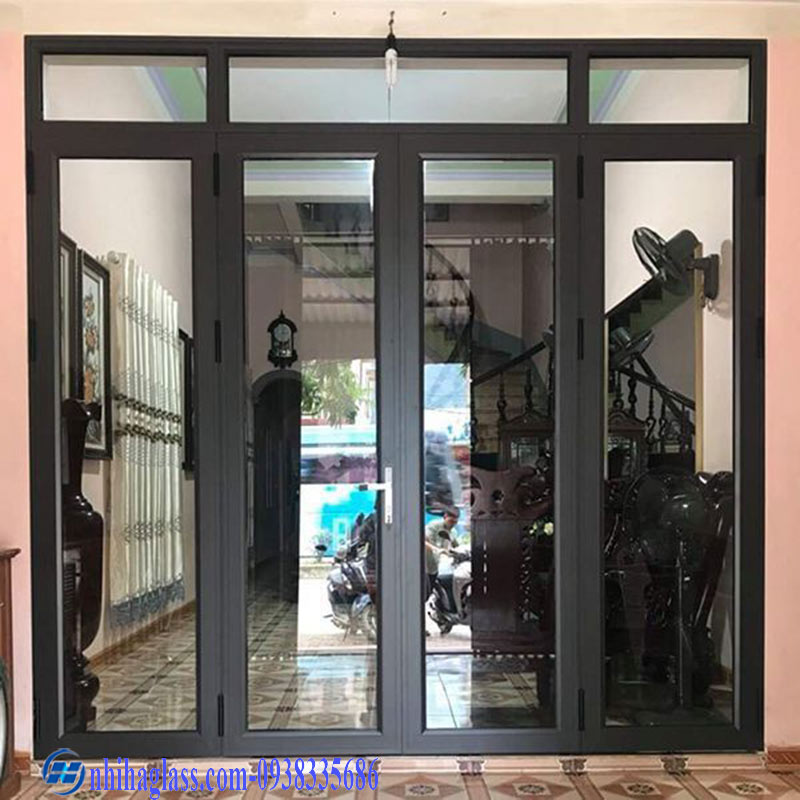 Cửa đi nhôm Việt Pháp mở quay