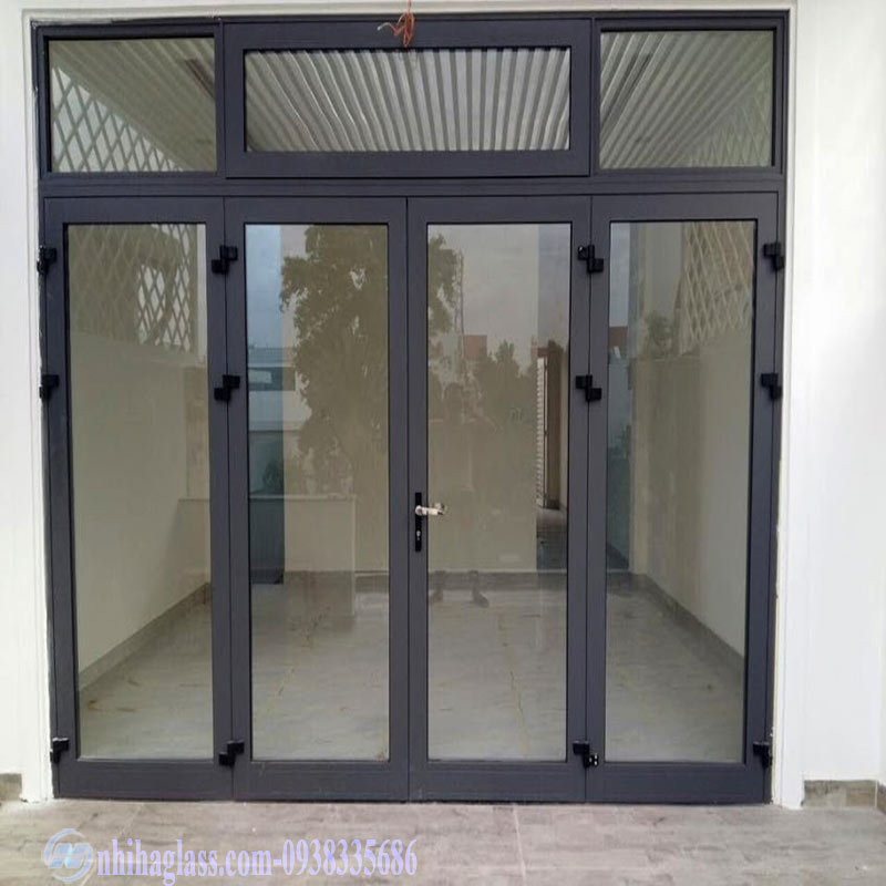 Cửa đi nhôm Việt Pháp mở quay